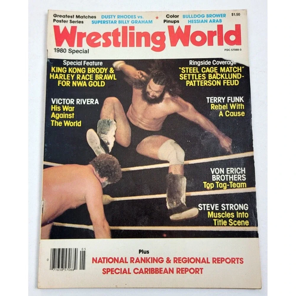 WRESTLING WORLD 1980 SPECIAL - VON‎ ERICHS / KING KONG BRODY / BILLY GRAHAM